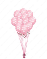 Happy Mother's Day Balloons - 12 , 24 & 36pcs