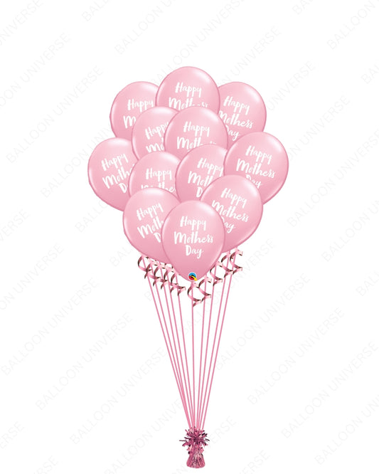 Happy Mother's Day Balloons - 12 , 24 & 36pcs