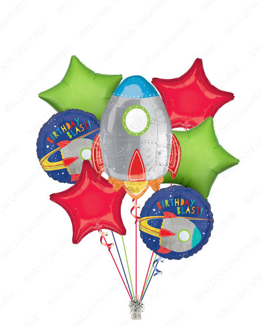 Space Adventure Birthday Balloons