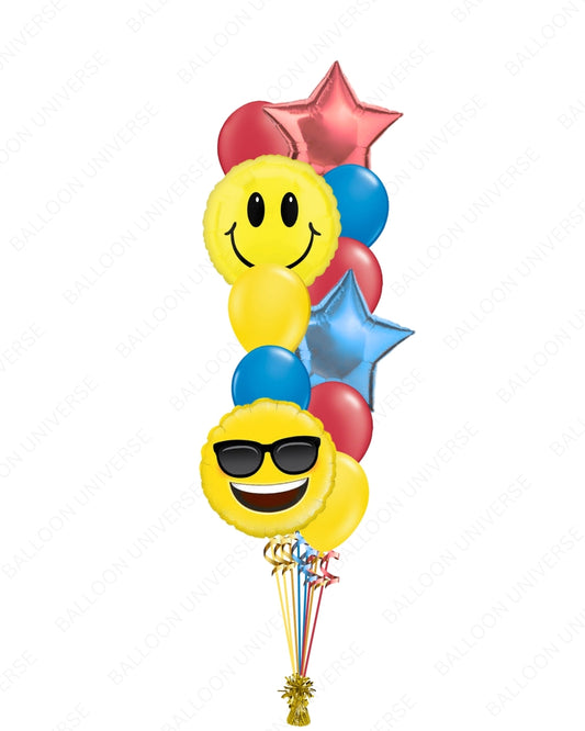 Smiley Face Balloon Bouquet