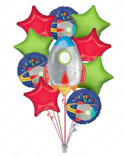 Space Adventure Birthday Balloons