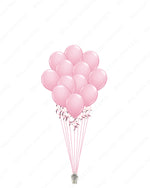 Pink Perfection - A Dozen Pink Balloons
