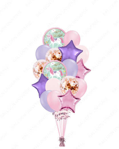 Unicorn Balloon Bouquet for Birthdays