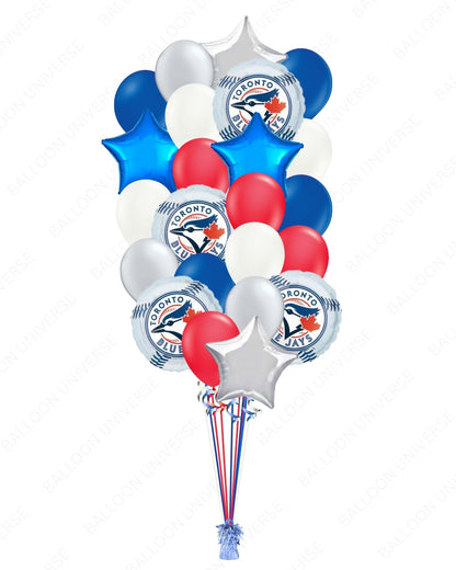 Toronto Blue Jays Foil Balloon Bouquet for Sports Events