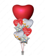 I Love You & Happy Anniversary Love  Balloons
