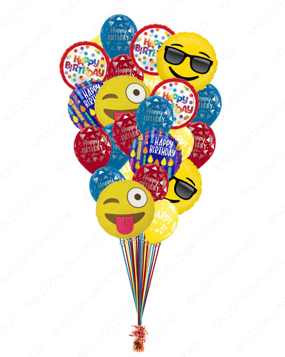 Laugh Like It’s Your Birthday – LOL Emoji Bouquet