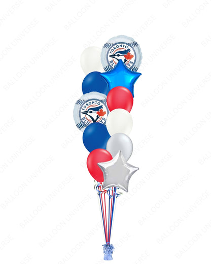Toronto Blue Jays Foil Balloon Bouquet for Sports Events
