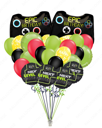 Player 1's Birthday Bash - Gaming Balloon Bunch