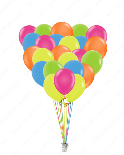 Neon Party Balloons (12 - 36pcs)