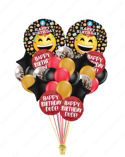 Happy Birthday, Dude! - Rock Balloon Pack