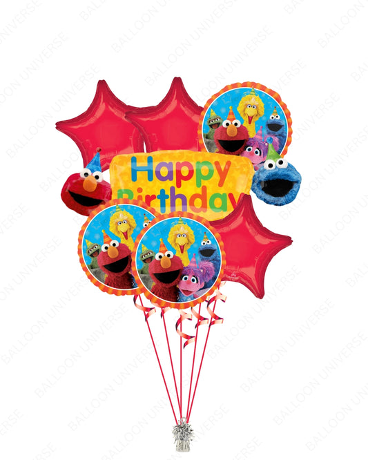 Happy Birthday with Elmo & Friends - Sesame Street Balloons