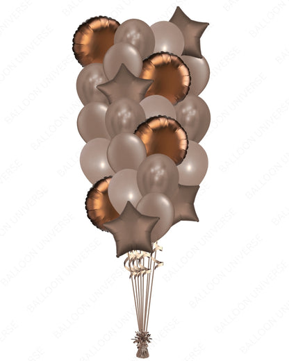Brown Balloon Bouquet