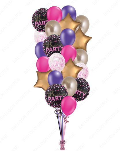 Elegant Bachelorette Party Balloon Bouquet
