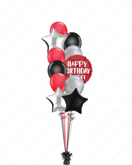 Happy Birthday Dude! - Balloon Bouquet for Him