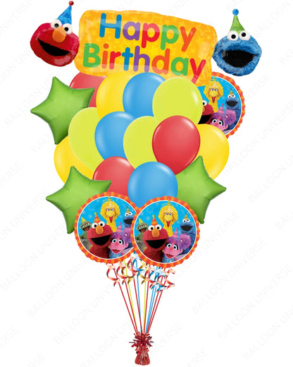 Sesame Street Birthday Party Mylar Balloons