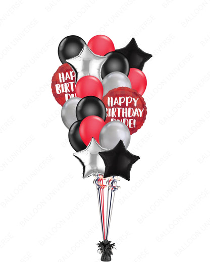 Happy Birthday Dude! - Balloon Bouquet for Him