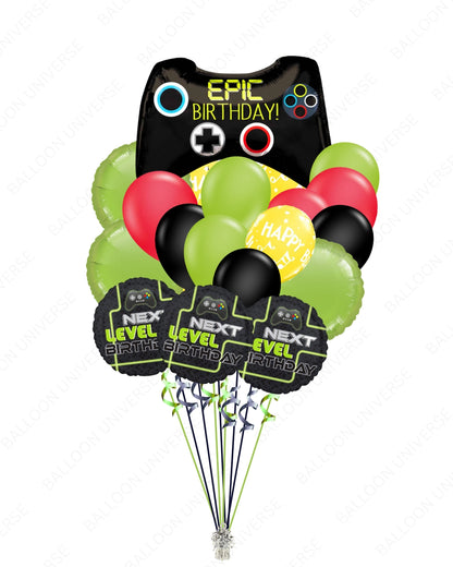 Player 1's Birthday Bash - Gaming Balloon Bunch
