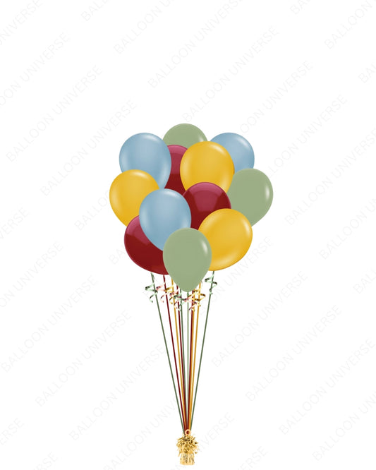 Multi-Color Latex Balloon Set