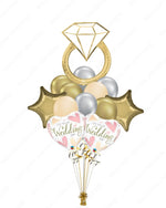 Elegant Wedding Day Celebration Balloon Bouquet