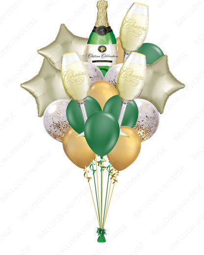 Champagne & Cheers Balloon Bouquet