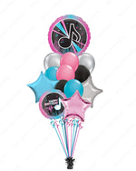 TikTok Vibes Birthday Balloon Bouquet