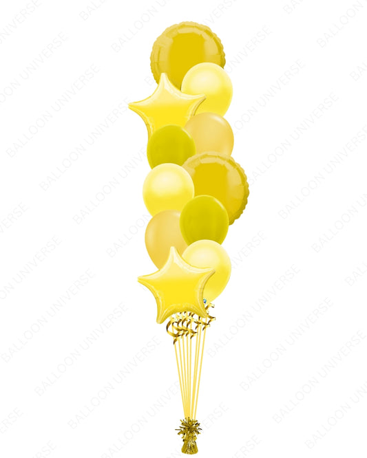 Yellow Balloon Bouquet