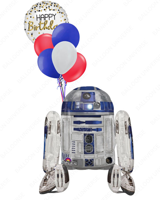 Star Wars R2-D2 Birthday AirWalker Display for Sci-Fi Party