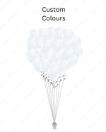 Two Dozen Custom Colors Balloon Bouquet - Helium Filled