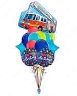 Here Comes the Fire Truck! - Party Balloon Bundle