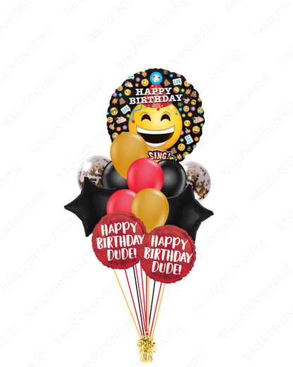Happy Birthday, Dude! - Rock Balloon Pack