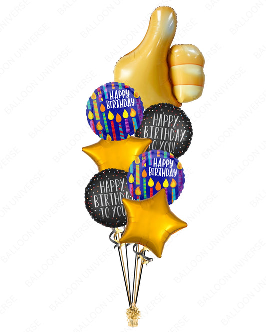 Thumbs Up, Happy Birthday - Balloon Surprise