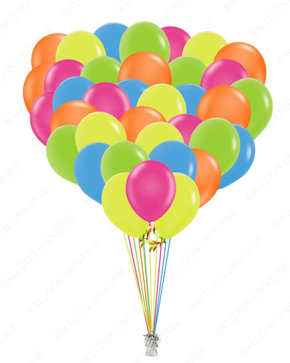 Neon Party Balloons (12 - 36pcs)