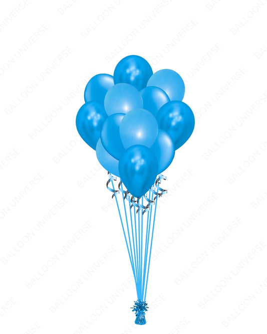 Bunch of Blue Balloons