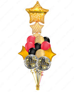 Stacked Star Congratulations Balloon Bouquet