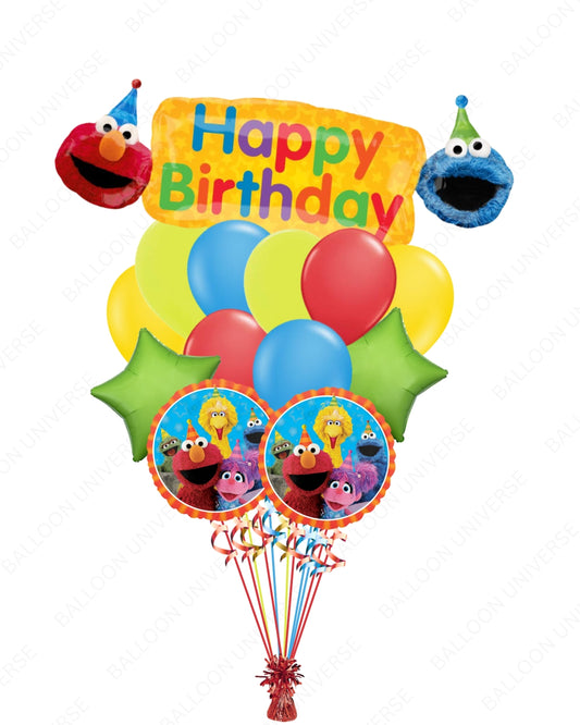 Sesame Street Birthday Party Mylar Balloons