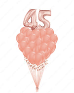 Two Dozen Balloons with Custom Number