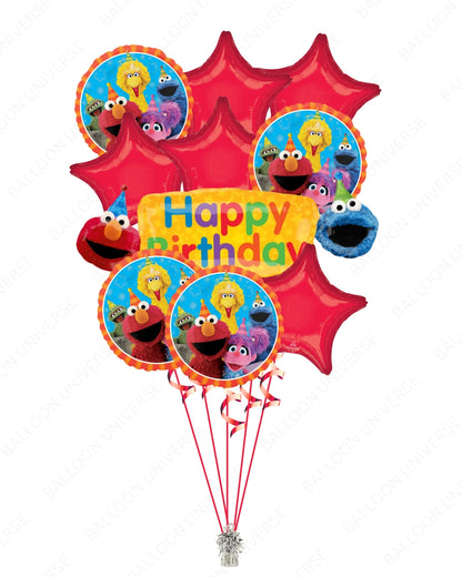 Happy Birthday with Elmo & Friends - Sesame Street Balloons