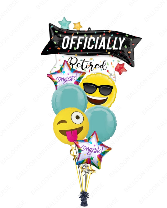 Officially Retired Foil Balloon Bouquet