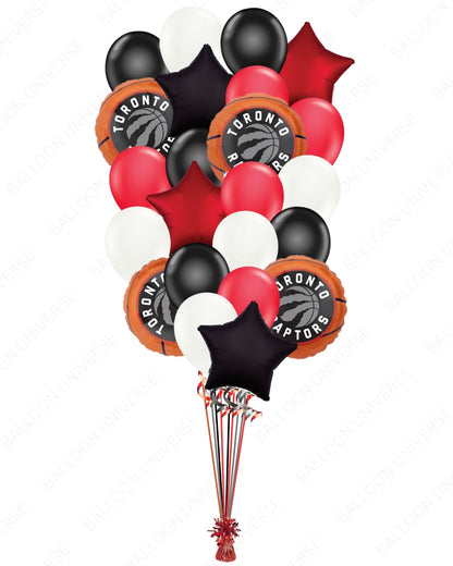 18" Basketball Toronto Raptors Balloon Bouquet