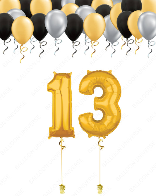 Classy Birthday Party Decor (Custom Numbers)