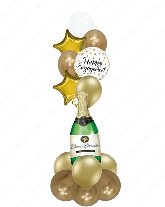 Champagne Balloon Tower for  Engagement