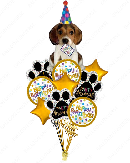 Cute Dog-Themed Birthday Balloons