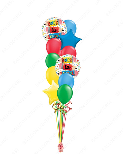 Colorful "Back to School" Balloon Bouquet