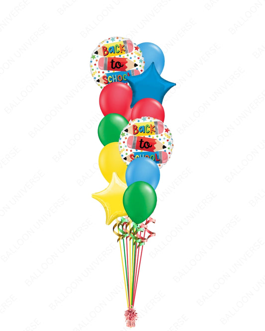 Colorful "Back to School" Balloon Bouquet