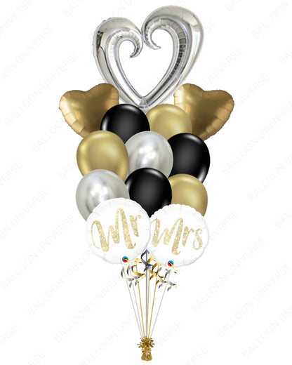Mr. and Mrs. Balloon Bouquet