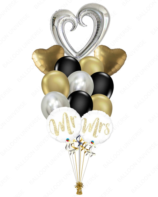 Mr. and Mrs. Balloon Bouquet