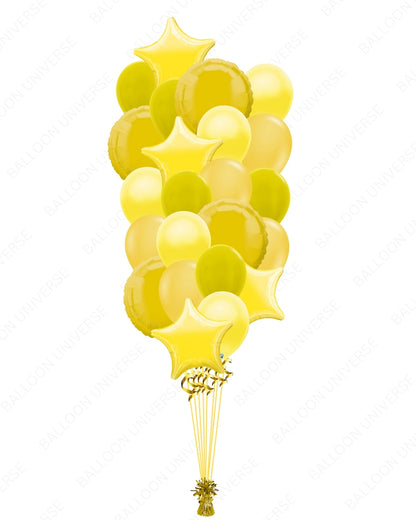Yellow Balloon Bouquet