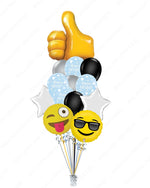 Thumbs Up mylar /Emoji/Star mylar/ Latex Balloons  for Birthday (Helium Filled)