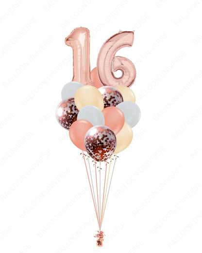 Rose Gold Balloon Bundle