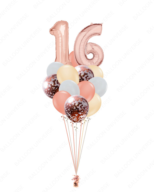 Rose Gold Balloon Bundle